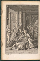 Engraving of a scene from Faniska