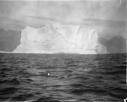 Iceberg with shattered face, Greenland coast
