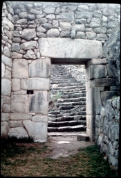 Machu Picchu, entrance to city