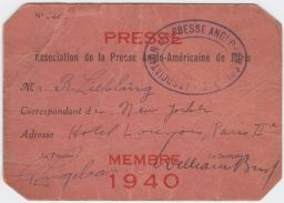 Presse Card