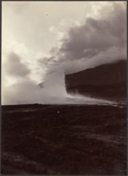 Geysir, eruption, 3d shot 