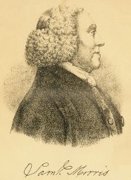 Samuel Morris, Sr. (1711-1782), autographed portrait