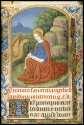 [Saint John on Patmos] (from a Book of Hours)