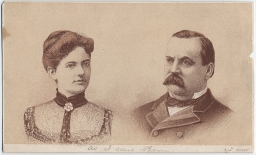 Grover and Frances Folsom Cleveland Portrait Advertising Card