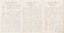 American Wine Company letter to Charles Champlin.