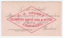 T. A. Shedd's Crackers.