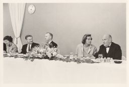 President James A. Perkins, Gov. Nelson Rockefeller, and others.