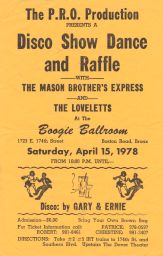 Boogie Ballroom, April 15, 1978