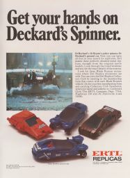 Spinner Car advertisement.
