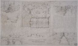 Sketch Plan Showing Design for Gardens for the estate of Mrs. H.V. Greenhough