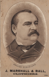 Cleveland Portrait Advertising Card, ca. 1892