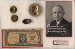 Franklin D. Roosevelt and Truman Campaign and Presidential Items, ca. 1944-1949