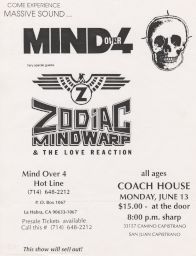 Coach House, 1988 June 13
