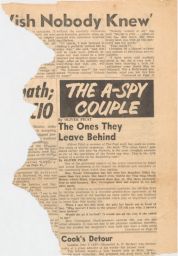 The A-Spy Couple: The Ones They Leave Behind