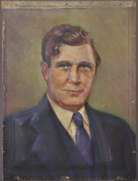 Willkie Plaster Relief Portrait, ca. 1940