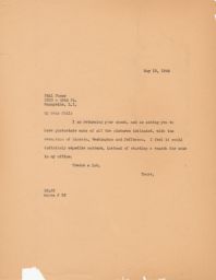 Phil Foner, May 1946 (correspondence)
