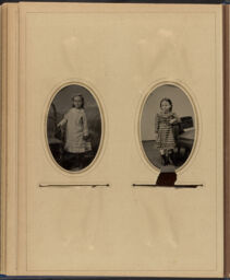 Portraits of two young girls
