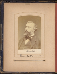 Carte de visite of Léon Gambetta