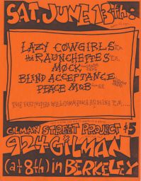 Gilman Street Project, 1987 June 13