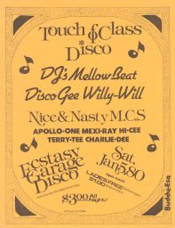 Ecstasy Garage Disco, Jan. 5, 1980