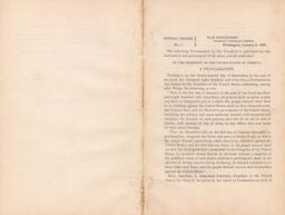 General Order No. 1 - Emancipation Proclamation