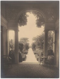 Garden of the William F. Fahnestock estate, designed in 1912