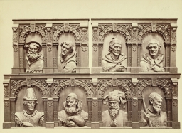 Carvings of Heads in an Arcade from Windsor 
