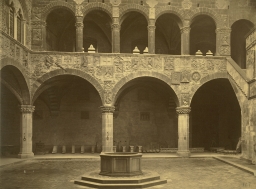 Florence. Court of the Bargello Palace 