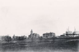 After 1905, Lower Campus Library slope