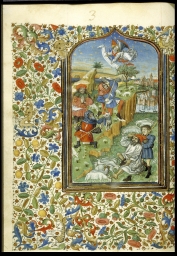 Annunciation to the Shepherds from a Book of Hours