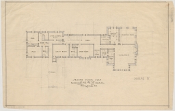 Plan #1103 Second floor plan - Scheme "A" - residence for Mr. R.M. Carrier