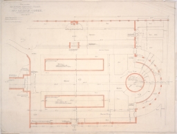Revised General layout plan for garden for the estate of Mrs. Arthur G. Cummer