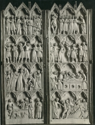 The Passion of Christ, Ivory Diptych from the Wallace Collection      