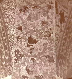 Painted Ceiling in Church, Gotland      