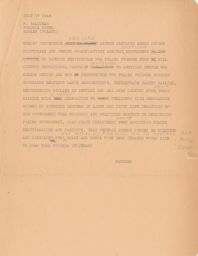 Gedaliah Sandler to Rubin Saltzman Regarding Draft of JPFO Response to Kielce Pogrom, July 1946 (correspondence)