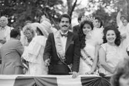 Rep. José Serrano at the 1985 Puerto Rican Day Parade