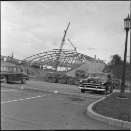 Superstructure of roof (Lynah Rink)