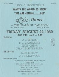 Stardust Ballroom, Aug. 22, 1980