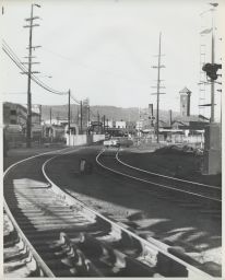 Tracks Leading From Steel Bridge to Northern Pacific Terminal Co Yard, Union Station