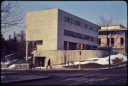 Malott Hall Addition, Cornell University Campus 07, View - Corner of Tower Road