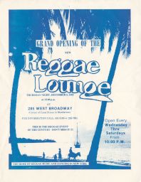 Reggae Lounge, Dec. 9, 1982