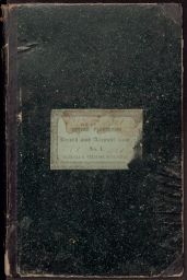 Thomas Falconer cotton plantation account book, with journal of slave financial accounts and family records