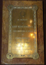 Albert Nelson Prentiss Memorial Plaque