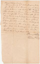 North Carolina Illegal Slave Sale Document - Free Born Child of Color Offered for Sale as a Slave