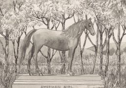 American Girl Horse Statue