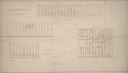 S. Forry Laucks Residence - Drawing of Iron-work Panels 7-12