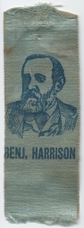 Benjamin Harrison Portrait Ribbon
