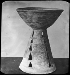 Ceramic from burial, undated