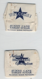 Democratic National Convention Tablet Sugar Wrappers