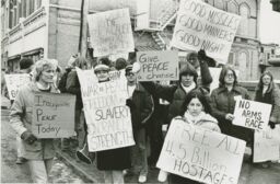 Students protest for peace